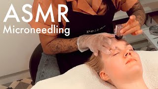 Real ASMR Facial at relaxldn with buccal microneedling highfrequency and massage [upl. by Earvin]