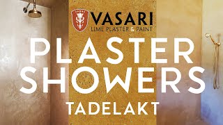 SHOWER PLASTER Tadelakt  Everything you need to know  Vasari Lime Plaster amp Paint [upl. by Ettennek]