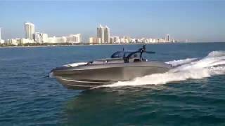 Midnight Express 60 PiedAMer Powered By Quad 627 Seven Marine [upl. by Aleciram]