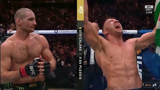 Sean Strickland vs Dricus du Plessis  FullFight Highlights UFC 297 [upl. by Coster]