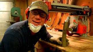 How to Use a Radial Arm Saw to Hand Cope Sticks [upl. by Merriott325]