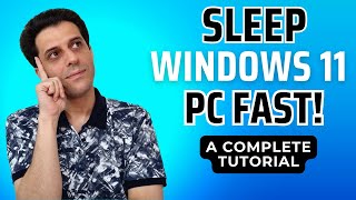 How To Sleep Windows 11 Computer 6 Methods [upl. by Josey]