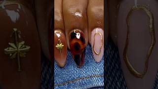 Tortoise shell tutorial nailart [upl. by Friend860]