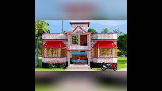 duplex houseduplex home design ডুপ্লেক্স বাড়ির মডেল [upl. by Eyahsal]