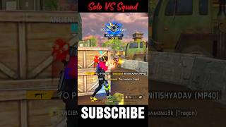 Solo Vs Squad Highlights 💪🔥 foryou foryoubage freefire equipou freefirehighlights shorts [upl. by Barret459]