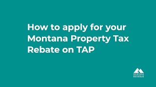 How to Apply for the Property Tax Rebate on TAP [upl. by Ylro896]