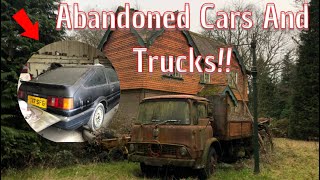 We Explore An Abandoned Yard Full With Classic Car’s Trucks Vans [upl. by Rube]