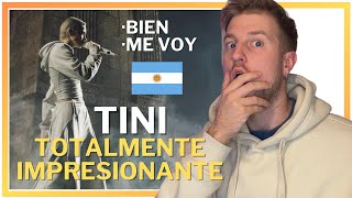 Reacción TINI  Bien x Me voy LIVE [upl. by Ahcilef]