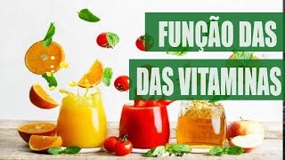 Vitaminas tipos funções e fontes importância da vitamina para a saúde [upl. by Neiviv]