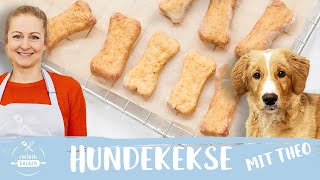 Hundekekse Rezept  HundeKekse aus Banane Karotte  🐶🤗 I Einfach Backen [upl. by Gonzalez122]