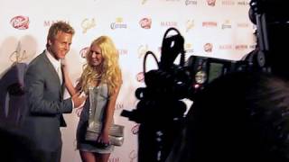 Heidi and Spencer PAPARAZZI Maxim Hot 100 party red carpet  iJustine [upl. by Lauder200]