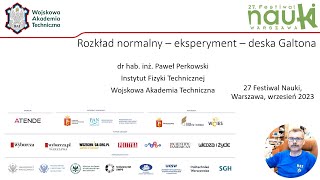 Rozkład normalny – eksperyment – deska Galtona [upl. by Dazraf890]