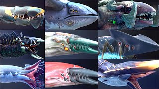 ALL LEVIATHAN amp DEADLY CREATURE IN SUBNAUTICA BELOW ZERO [upl. by Paola]