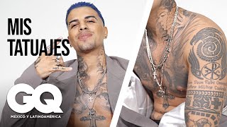 Rauw Alejandro nos explica el significado de sus tatuajes  Tattoo Tour  GQ México y Latinoamérica [upl. by Nesnej]