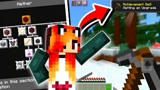 🦊ADDON QUE ADICIONA ADVANCEMENTS Para O Minecraft PE📲 [upl. by Ttessil]