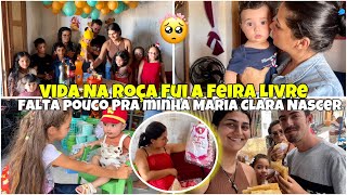 VIDA NA ROÇA VLOGANDO NO MERCADO LOJA DE UTILIDADES COMPRINHAS  NOSSO DIA PASTEL DE FEIRA [upl. by Alyal159]