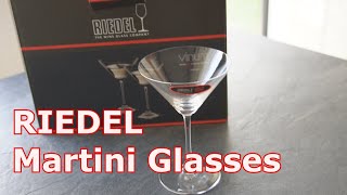 RIEDEL Vinum Martini Cocktail Glasses  UNBOXING [upl. by Hazelton]