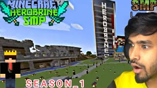 HEROBRAIN SMP ka SEASON1 in EP 1 🥰 [upl. by Annaesor993]