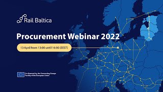 Rail Baltica Procurement Webinar 2022 [upl. by Eilyr]