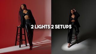 SIMPLE 2 LIGHT PHOTOGRAPHY SETUPS [upl. by Roosnam141]