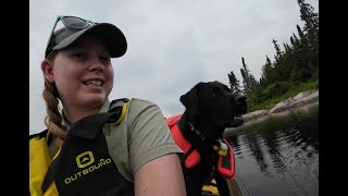 Oliver Doggy Paddles Wabakimi Provincial Park for 11 Days [upl. by Zubkoff971]