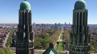 Visite Basilique de koekelberg 🇧🇪 เข้าโบสถ์ใหว้พระและชมวิวสวยๆ [upl. by Jodie]