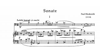 Paul Hindemith Bassoon Sonata 1938 [upl. by Legin]