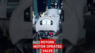 Motor OPRATED VALVE rotork acuator [upl. by Gilburt]