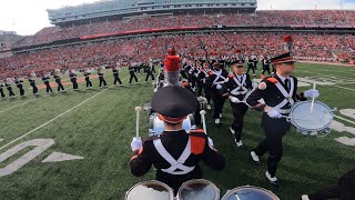 4K Drummers POV Ohio State Marching Band GoPro Madness [upl. by Ayanej535]