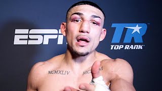 Teofimo Lopez CALLS OUT Pitbull Cruz amp Terence Crawford after WILD FIGHT with Steve Claggett [upl. by Ahsela353]