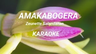 AMAKABOGERA  Maymay Entrata ll Zeunette Salandanan Karaoke [upl. by Cilegna]