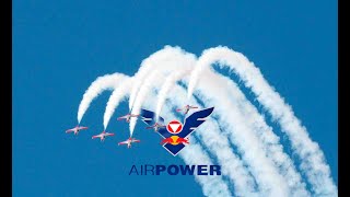 Exhibición Patrulla Águila AIRPOWER 24 [upl. by Akehsal]