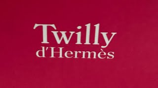 UNBOXING Twilly dHERMES [upl. by Nine]