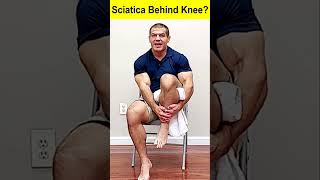 Easy Exercise For Sciatica Pain Behind The Knee sciatica sciaticatreatment sciaticapainrelief [upl. by Raddi]