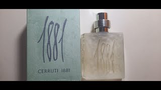 Cerruti 1881 Men Fragrance Review 1990 [upl. by Aihcrop412]