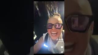 JoJo Siwa parties at the Super Bowl in Las Vegas jojosiwa superbowl lasvegas dancemoms tiktok [upl. by Pacifa896]