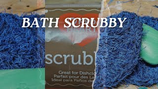 Lets Make a Scrubby With Scrubby Yarn Tutorial [upl. by Klarika]