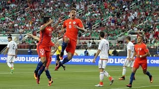 México 0  7 Chile  Copa América Centenario 2016 [upl. by Natsirt]