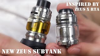 New Geekvape Zeus Leakproof Subohm Tank w MESH coils  Full Review [upl. by Florencia814]