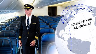 One Month Flying The Boeing 757 amp 767  43500 Miles 12 Flights 4 Countries [upl. by Lawson]