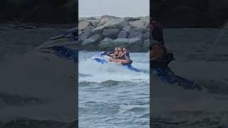 Jet Skiers Head Back Through The Manasquan Inlet [upl. by Vivle80]