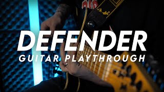 Amongst Wolves  Defender Guitar Playthrough [upl. by Brott]