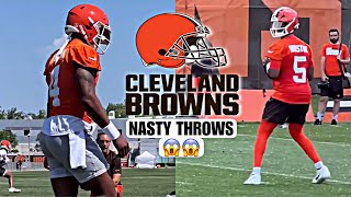 Deshaun Watson amp Jameis Winston Cleveland Browns FIRST LOOK OTA’s DAY 1 HIGHLIGHTS NASTY THROW [upl. by Gomez55]