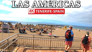 TENERIFE  PLAYA DE LAS AMÉRICAS  Walk through various Places 😎 4K Walk ● March 2024 [upl. by Gentry]