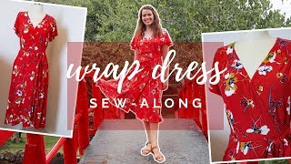 Wrap Dress SEWALONG  DIY Sewing Tutorial  Paige Handmade [upl. by Oberon]