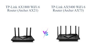 TPLink AX1800 vs AX5400 WiFi 6 Router Comparison 📶🔍 [upl. by Aneled]