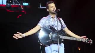 Atif Aslam Live Aadat at O2 Arena London Bollywood Showdown 2015 Must Listen Different n Best [upl. by Anyrtak]