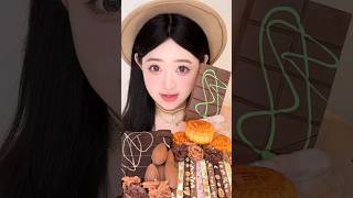 ASMR Chocolate eating challenge 🧑‍🦰😋🍫🍫 asmr challenge shorts [upl. by Kristoforo]