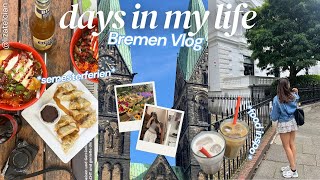 Days in my life in Bremen Heimat Food Inspo Hauls Semesterferien Birthdays und co [upl. by Yesiad]