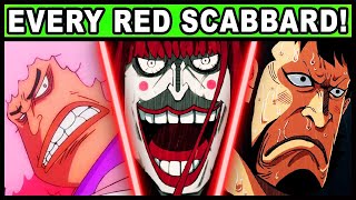 All 9 Red Scabbards and Their Powers Explained  One Piece Kozuki Odens Nine Strongest Samurai [upl. by Skurnik338]